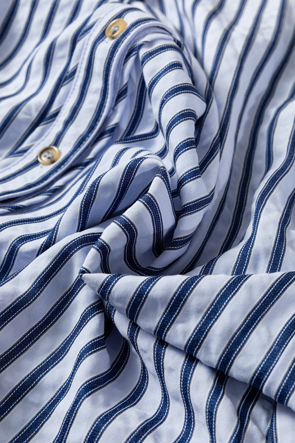 Stripe Button Down Long Sleeve Loose Shirt