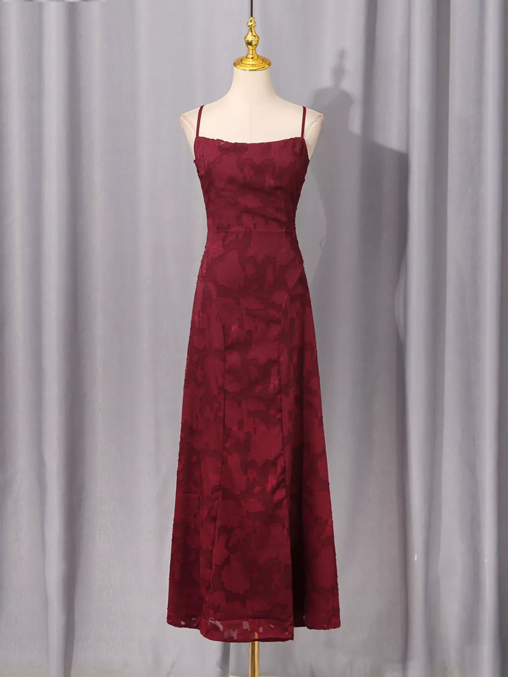 Lace Spaghetti Strap Maxi Dress