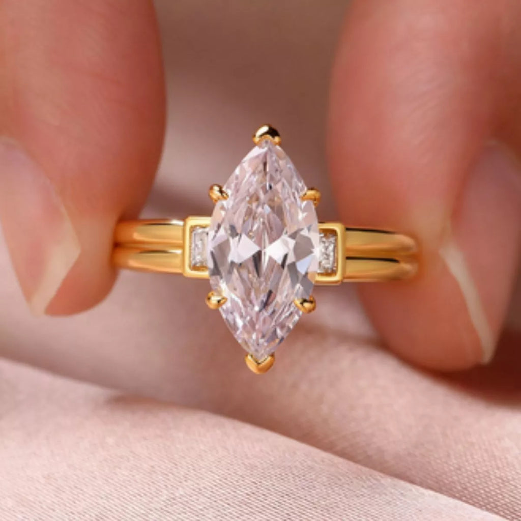 3 Carat Moissanite 925 Sterling Silver Ring