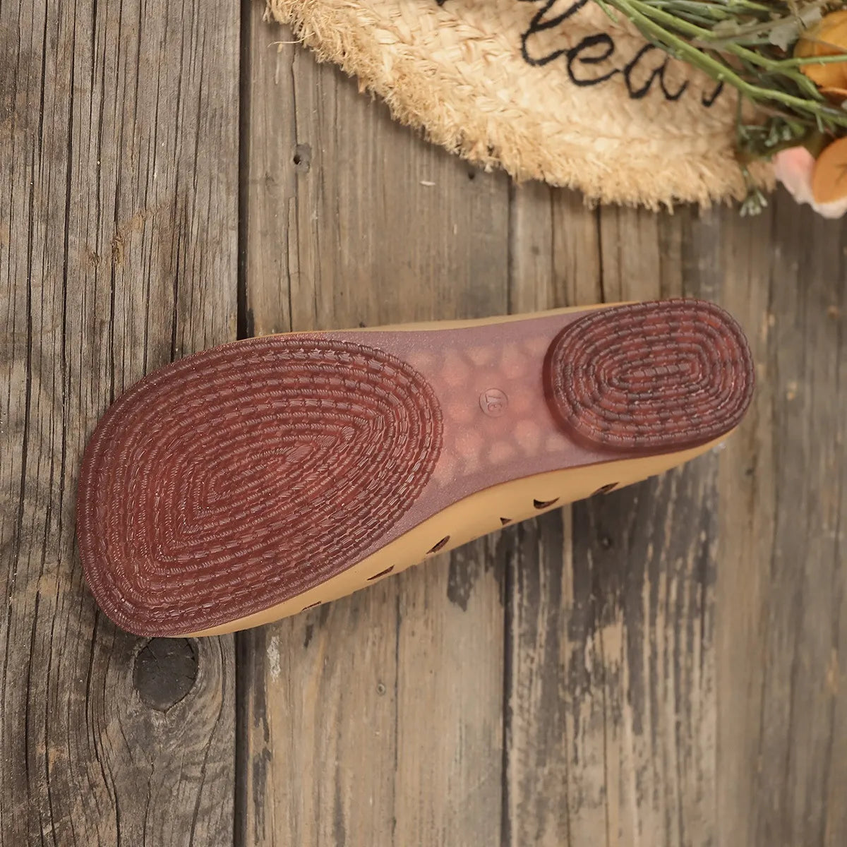 Hollow Out Breathable Casual Flat Slip-Ons