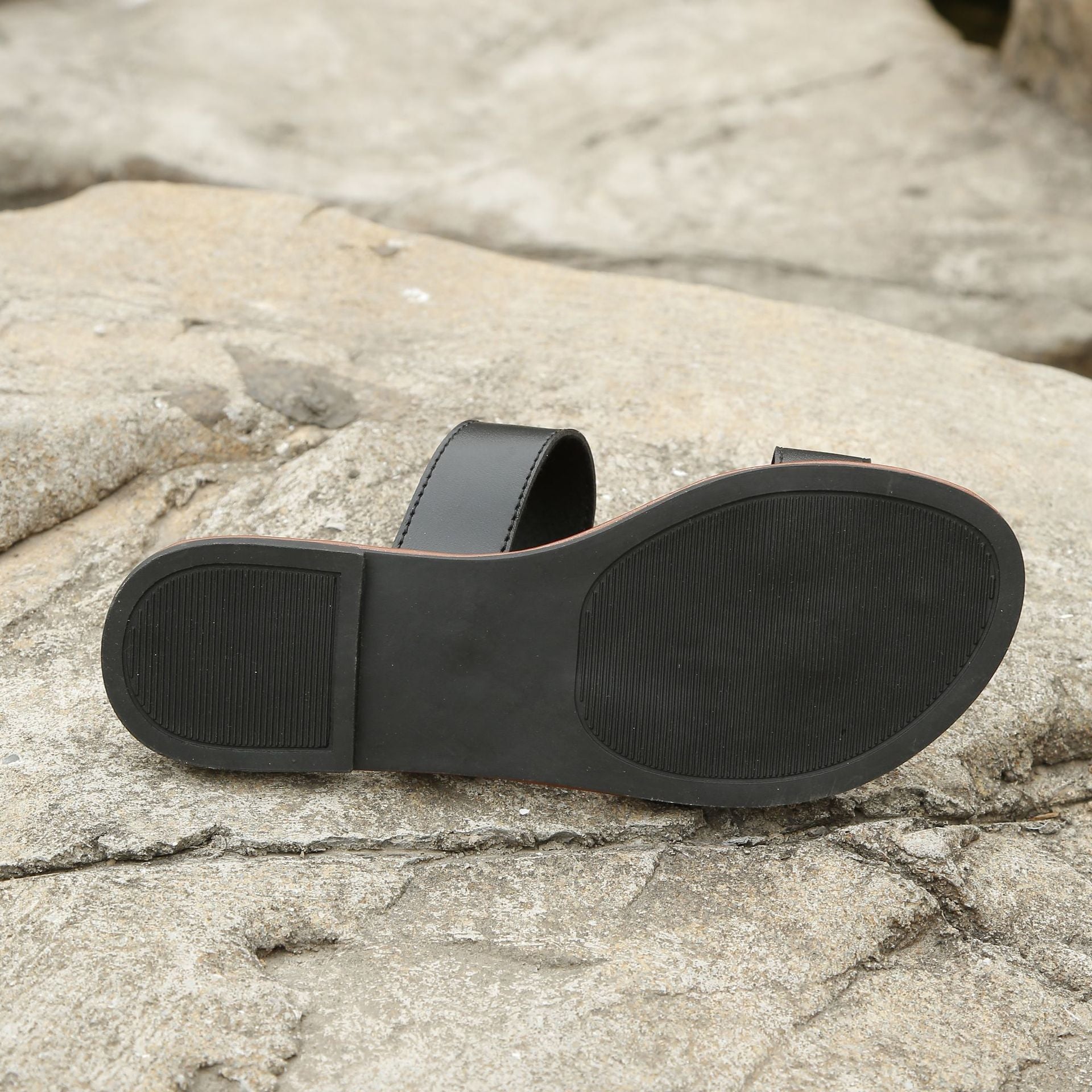 Toe Loop Flat Sandals