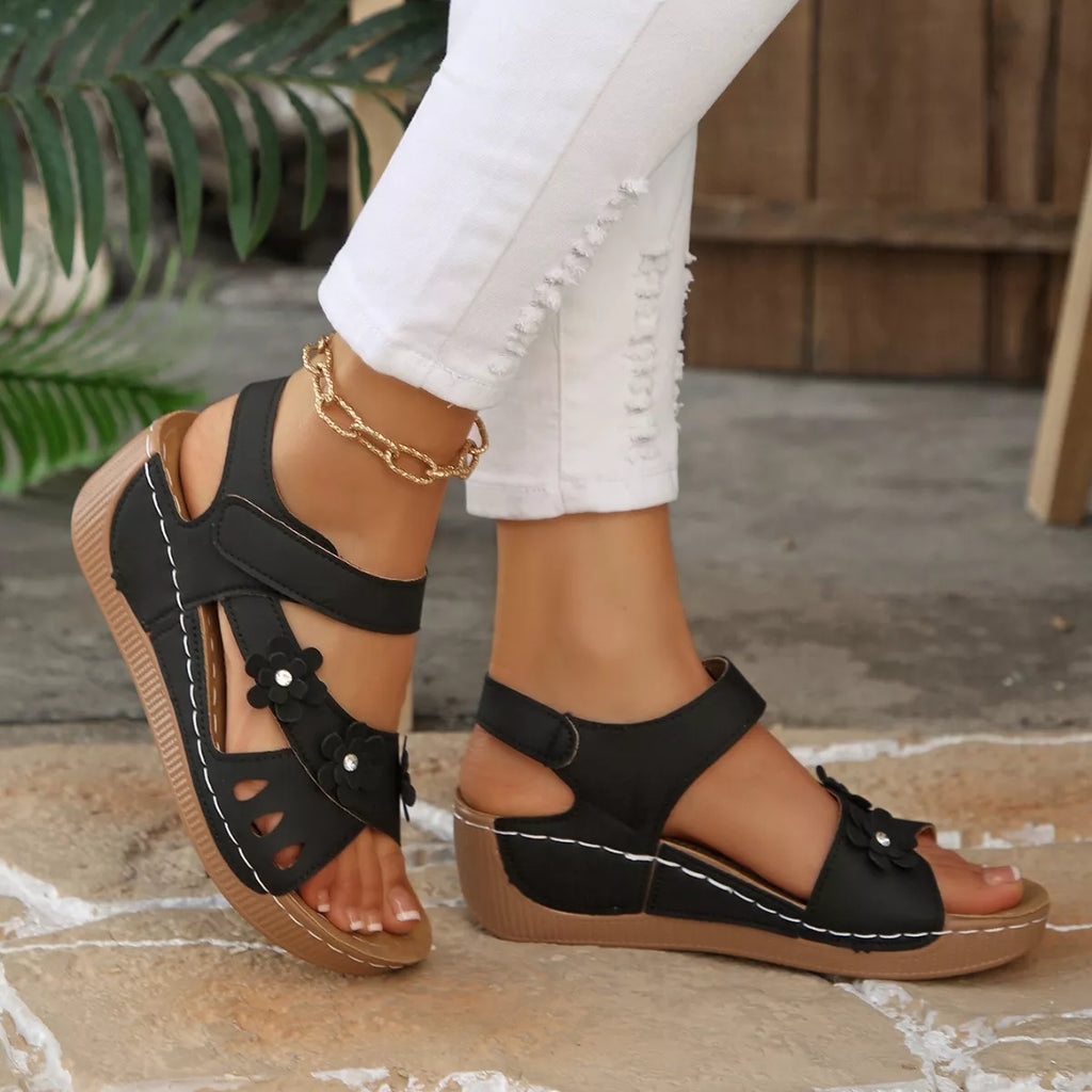 Open Toe Wedge Sandals