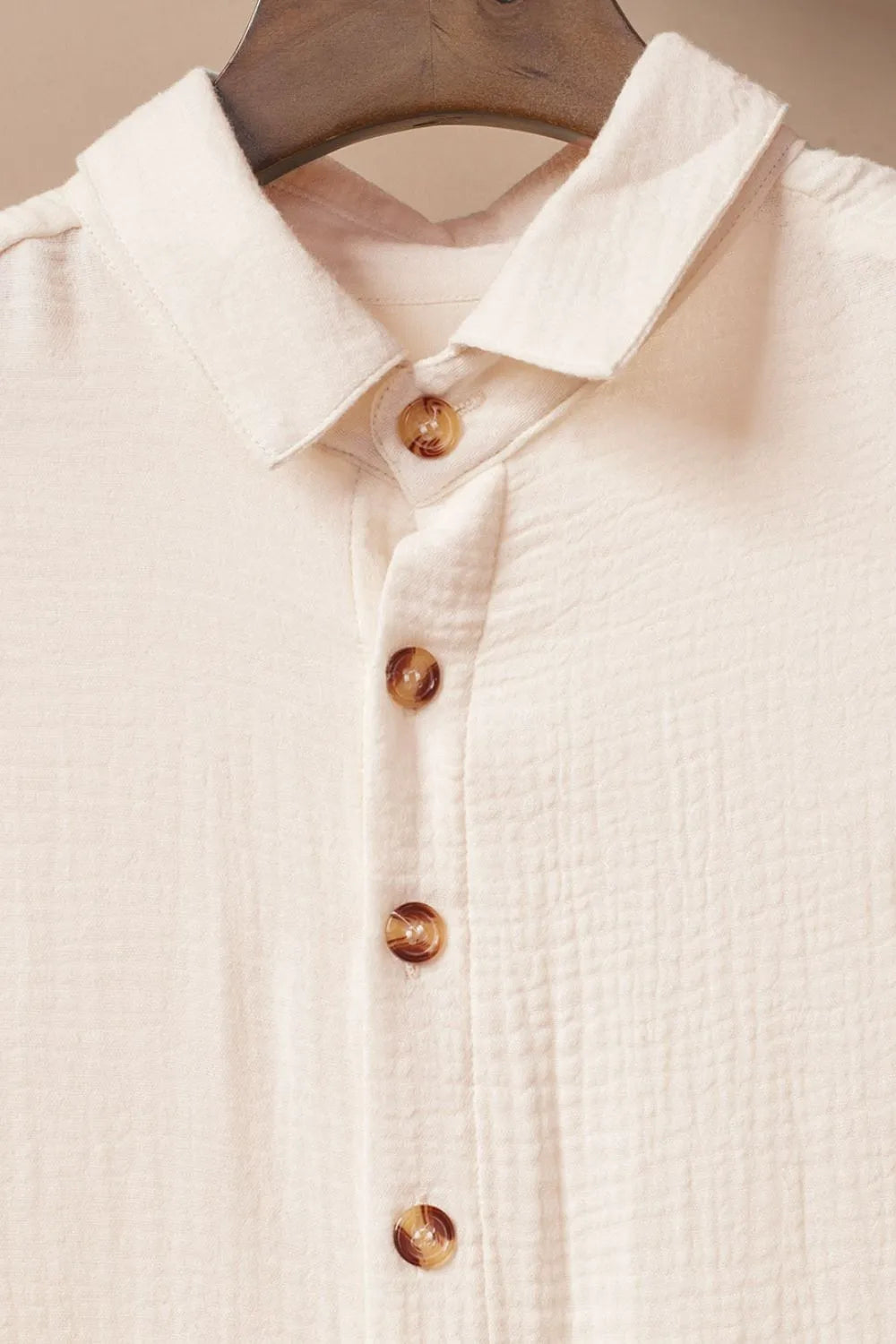 Button Down Short Sleeve Midi Shirt Dress