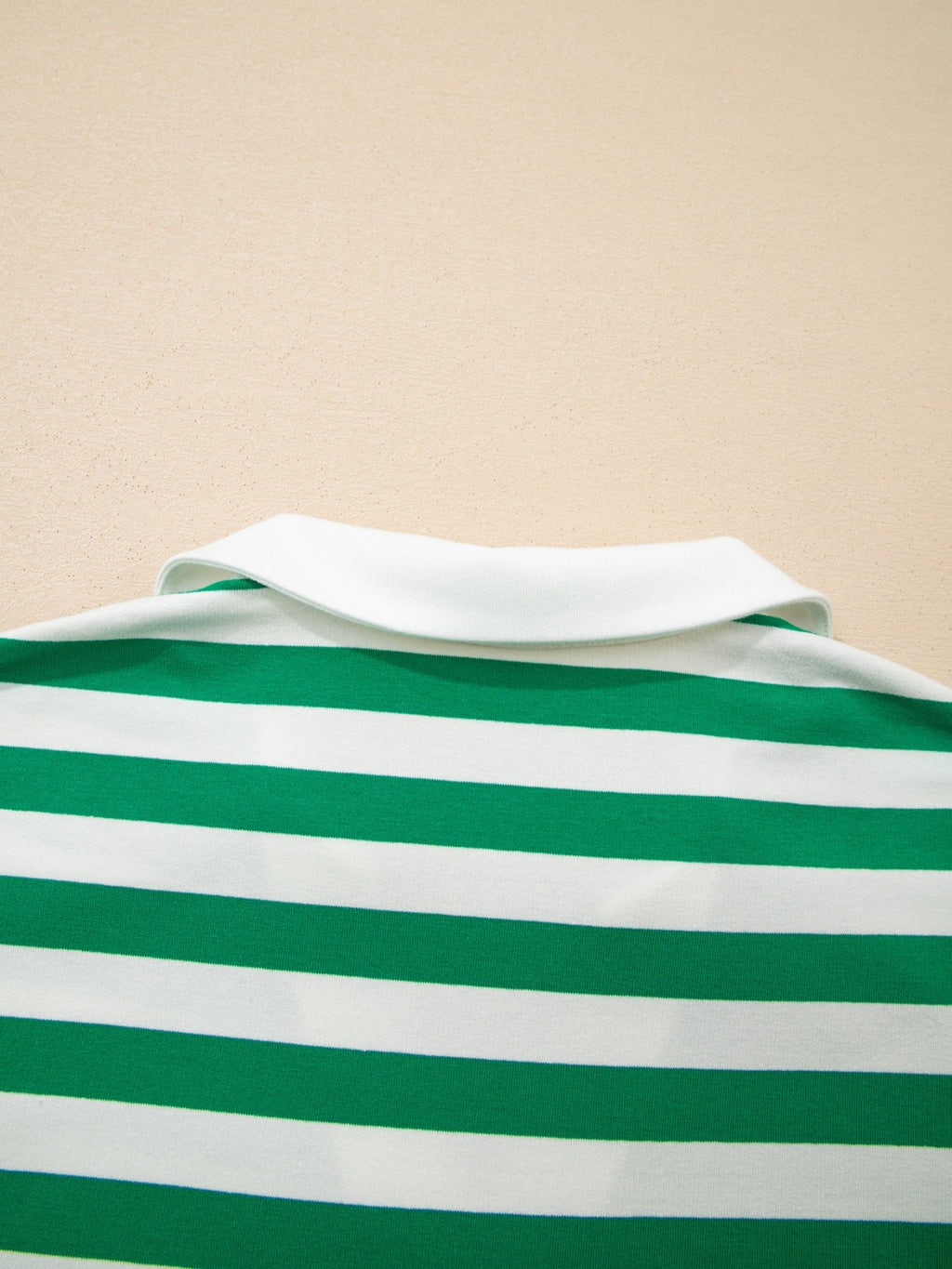 Striped Ruffled Sleeve Blouse