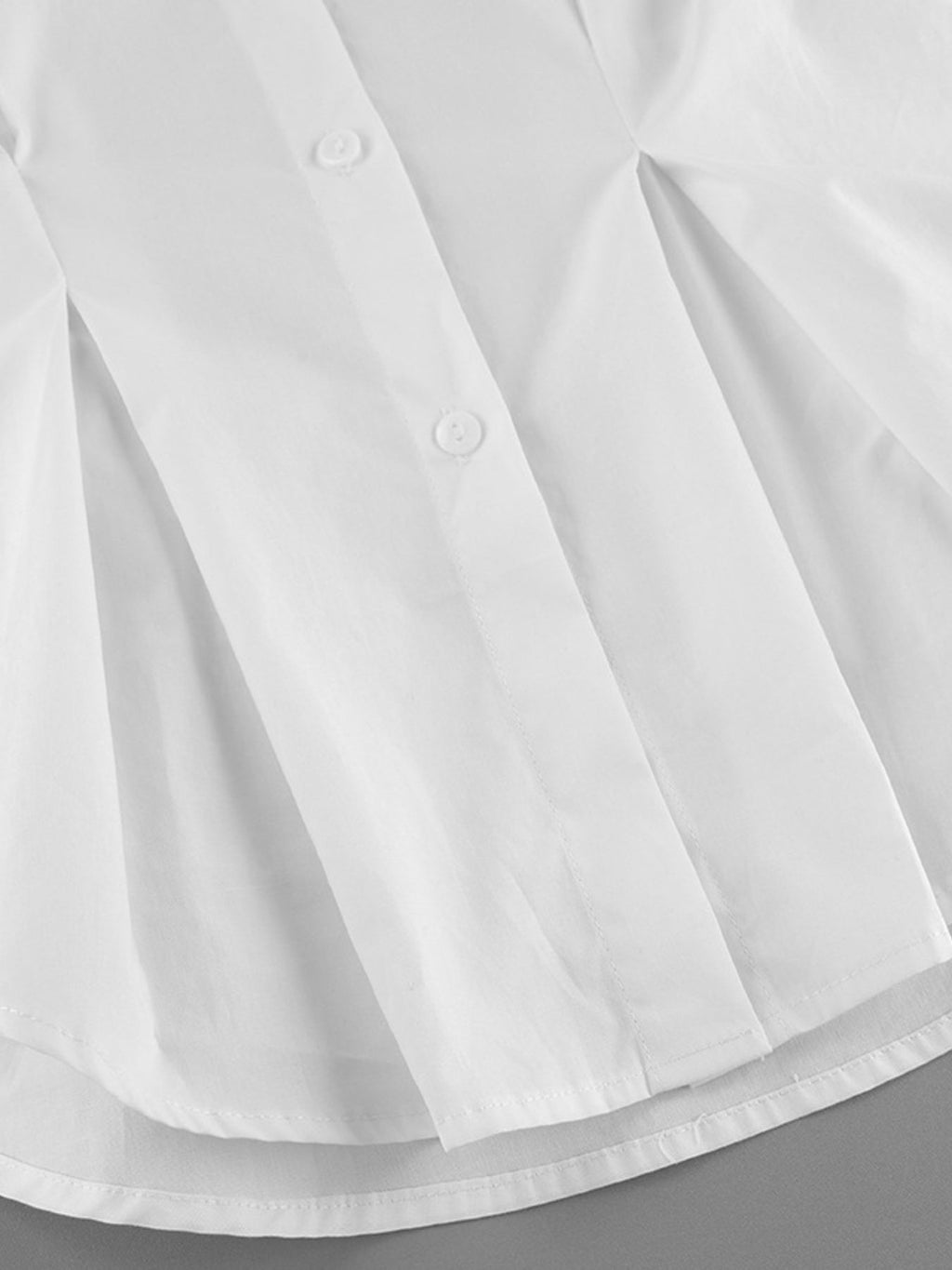 Button Up Cuff Detail Shirt