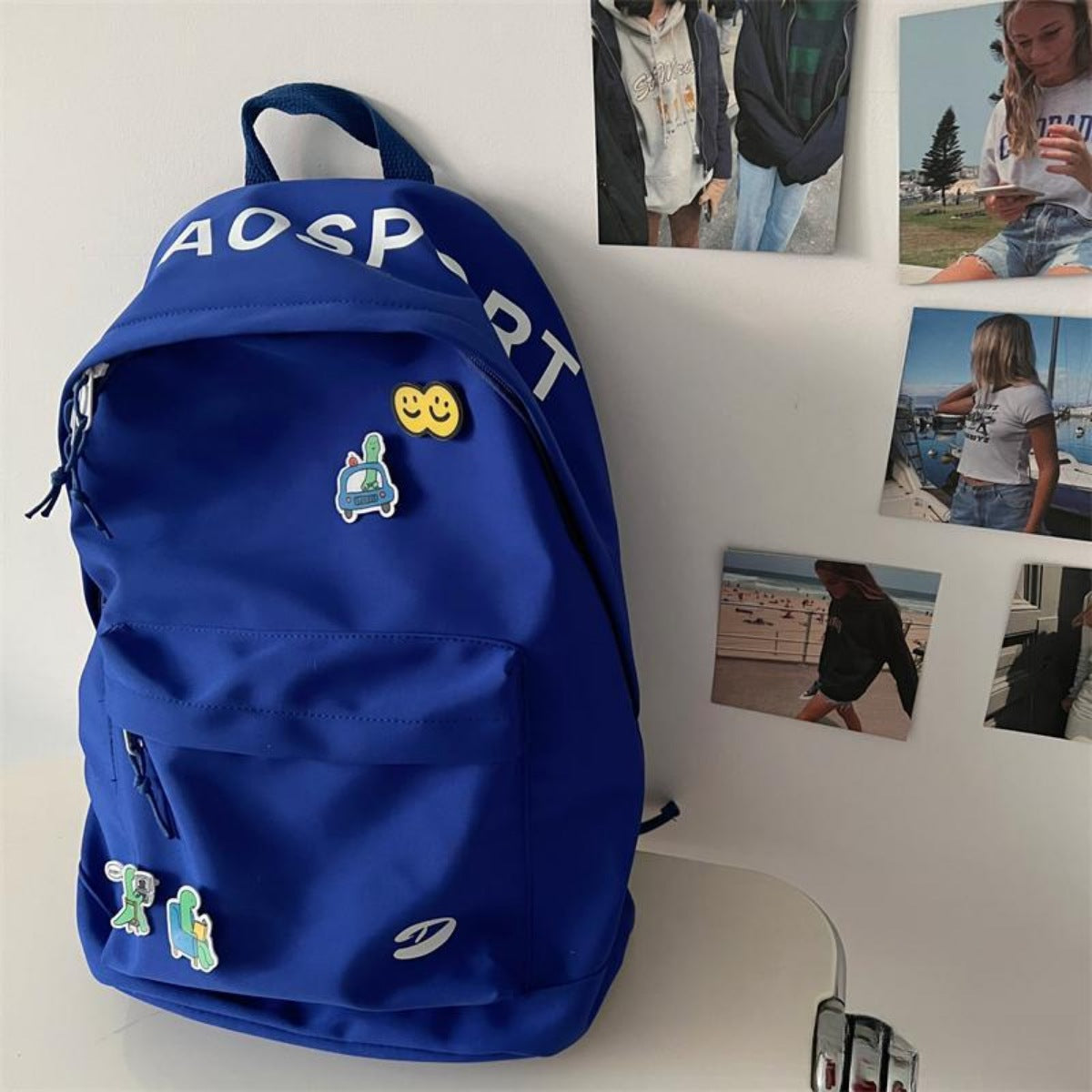 Letter Casual Backpack Bag