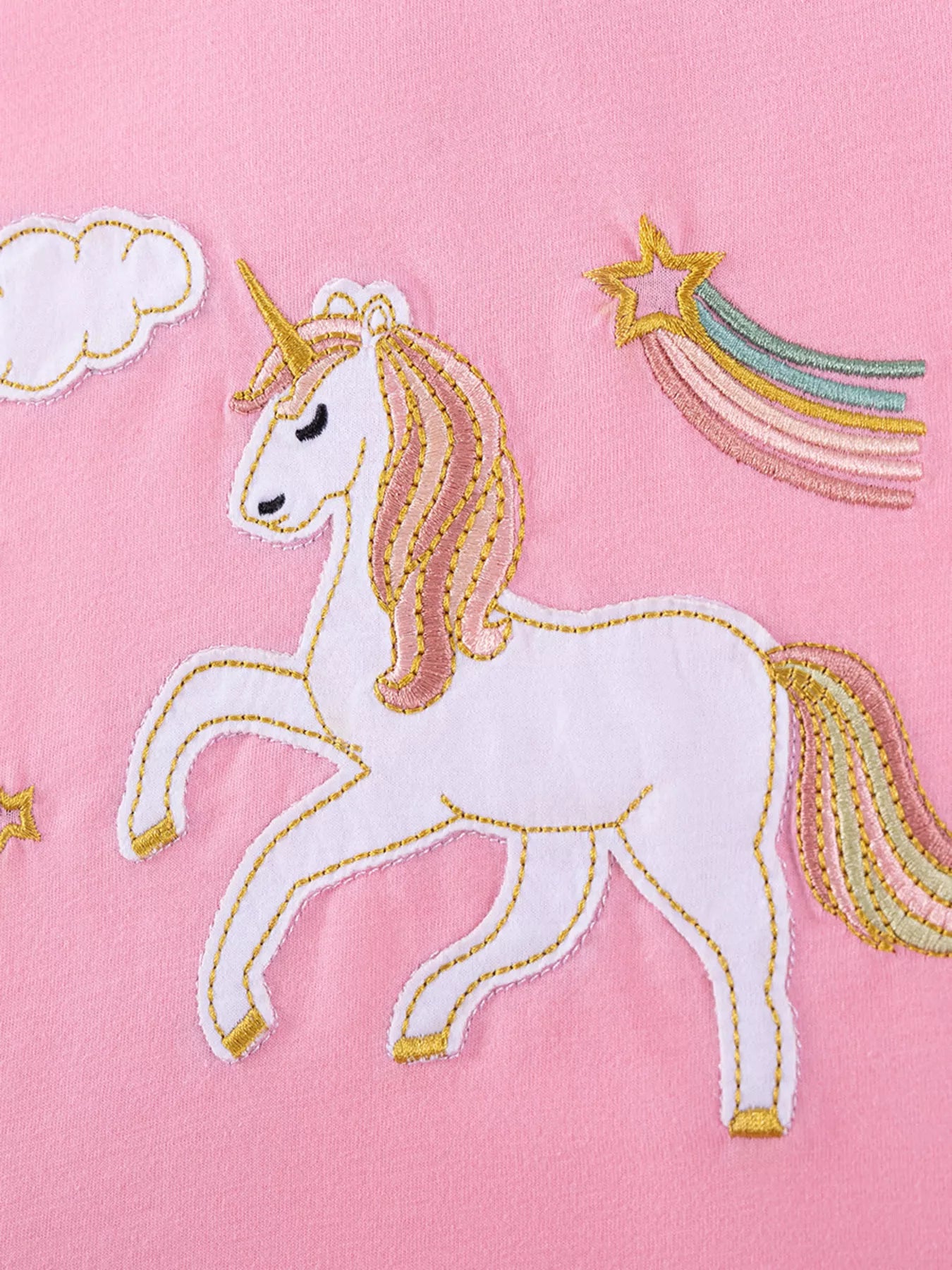 Children's Unicorn Top and Pants Two-Piece Set