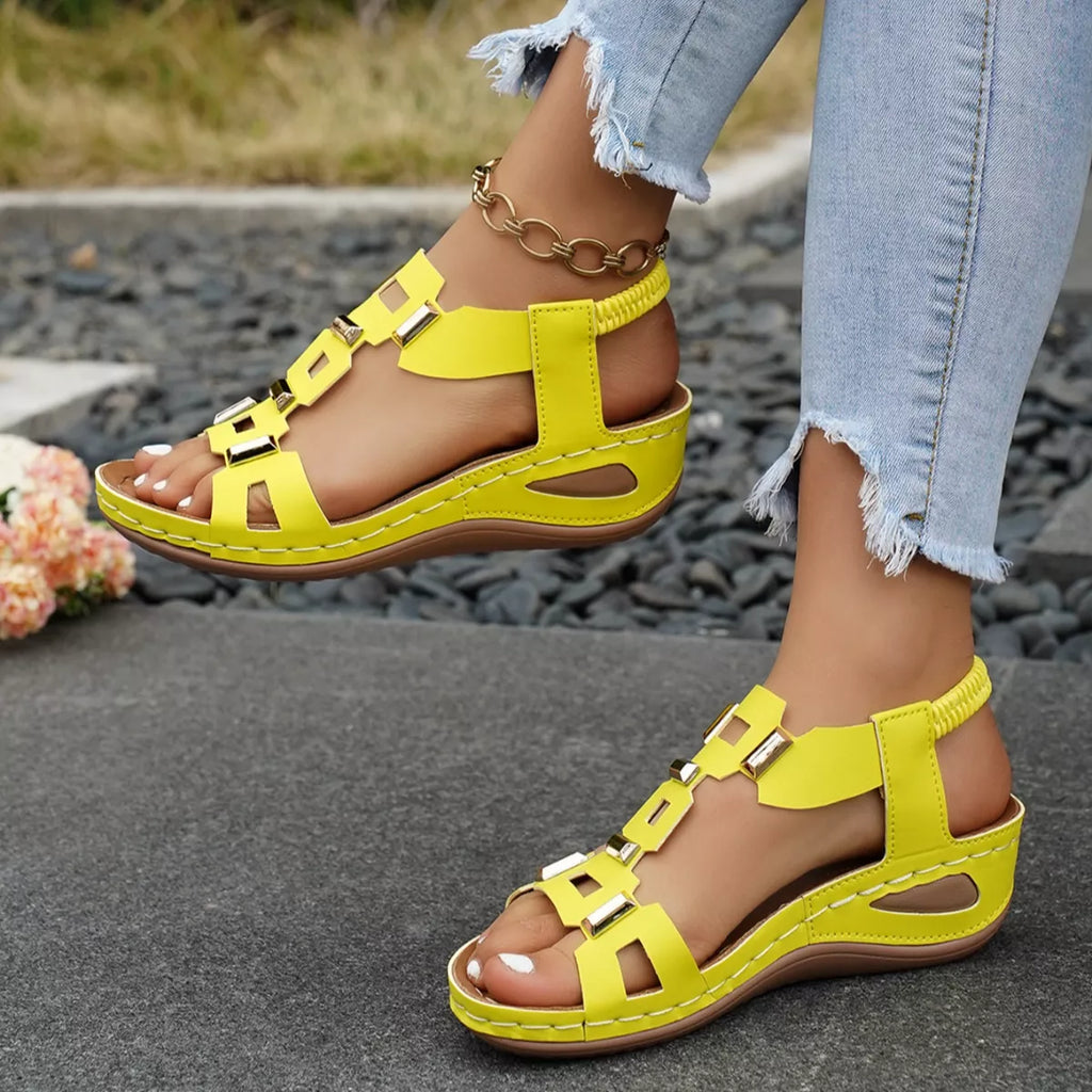 Open Toe Wedge Sandals