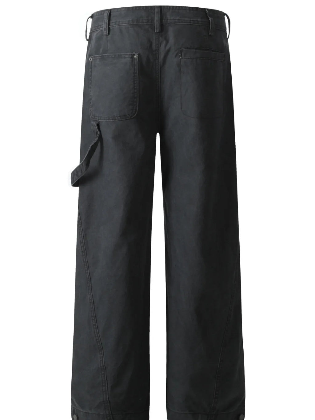 Men's Wide Leg Washed Jeans