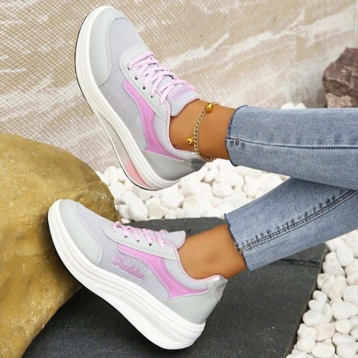 Round Toe Platform Athletic