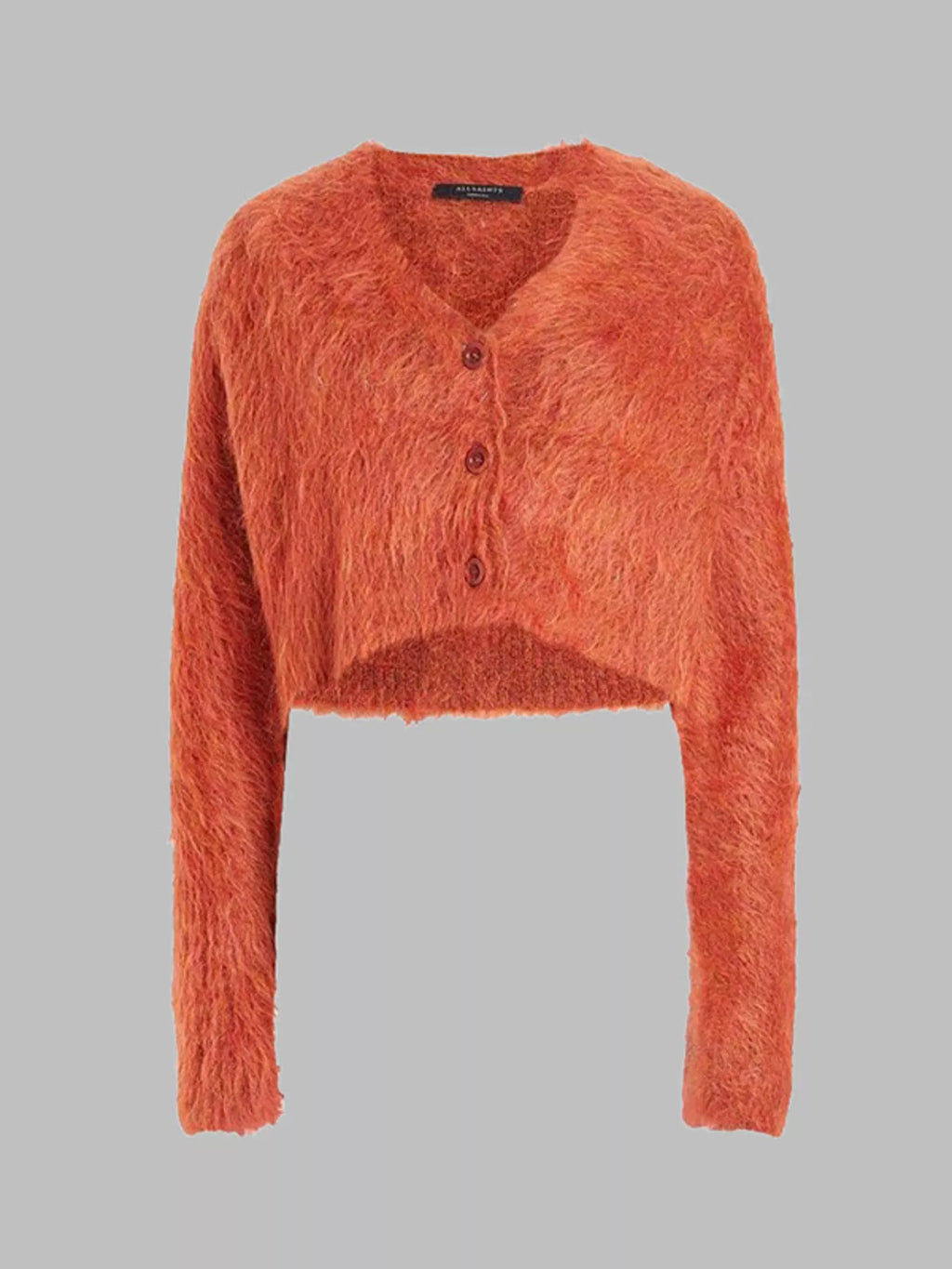 Fluffy Knit Cropped Cardigan