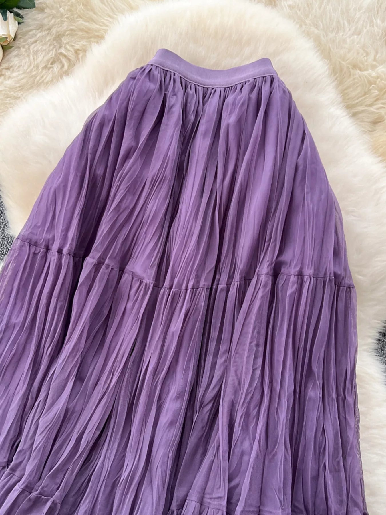 Tiered Tulle Skirt