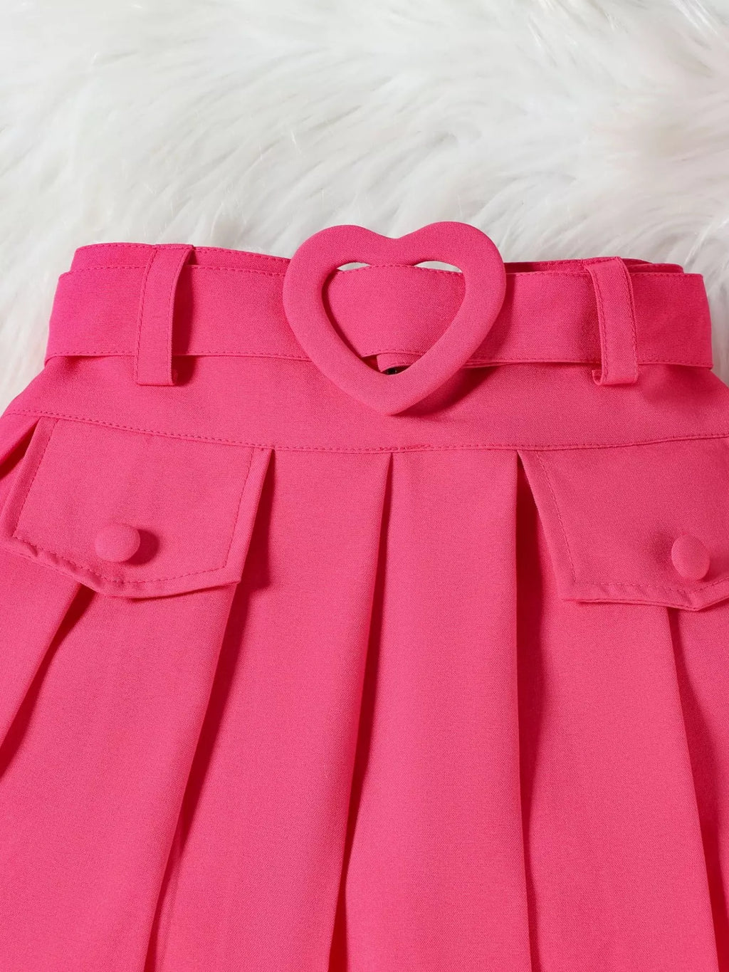 Children's Bowknot Vest & Pleated Skirt Set