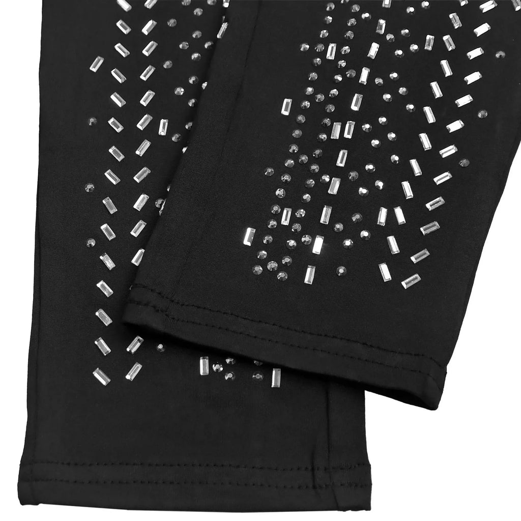 Sparkling Rhinestone Cutout Jumpsuit