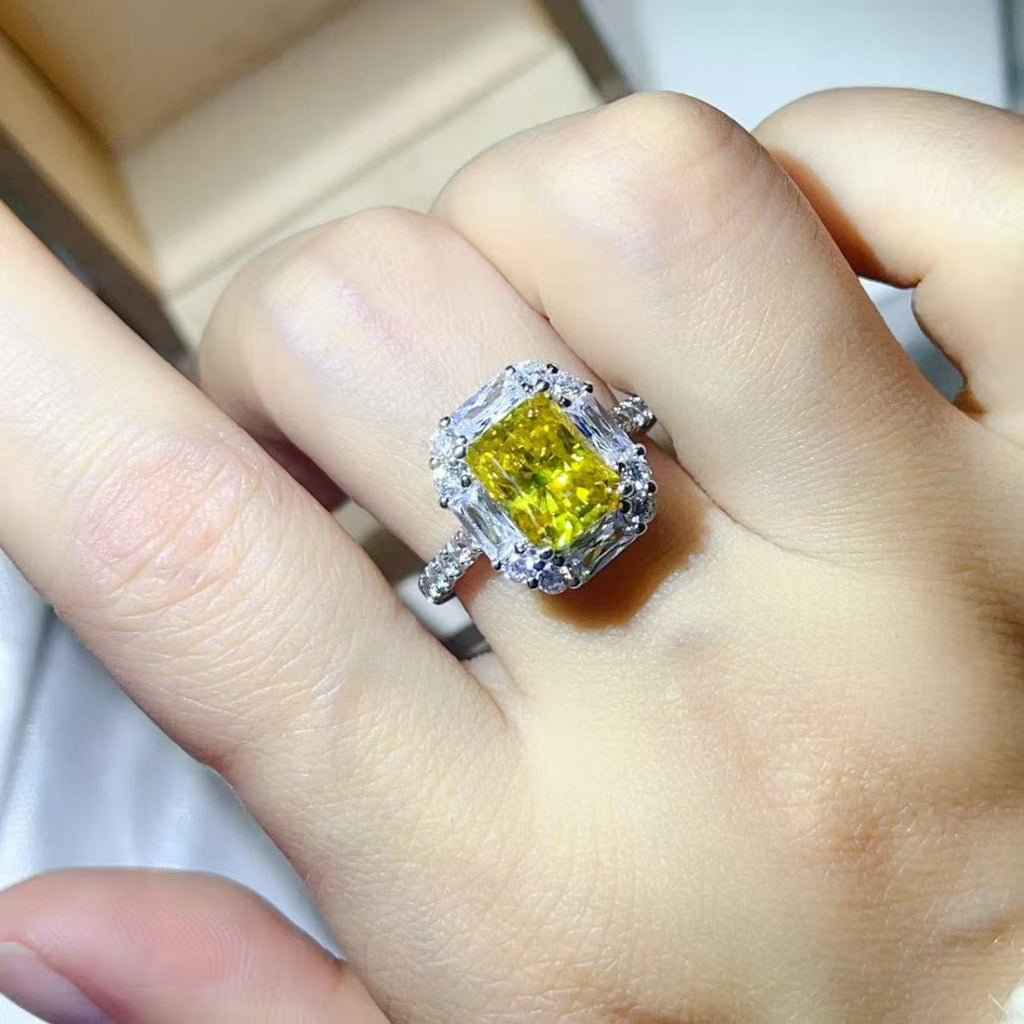 3 Carat Moissanite 925 Sterling Silver Ring