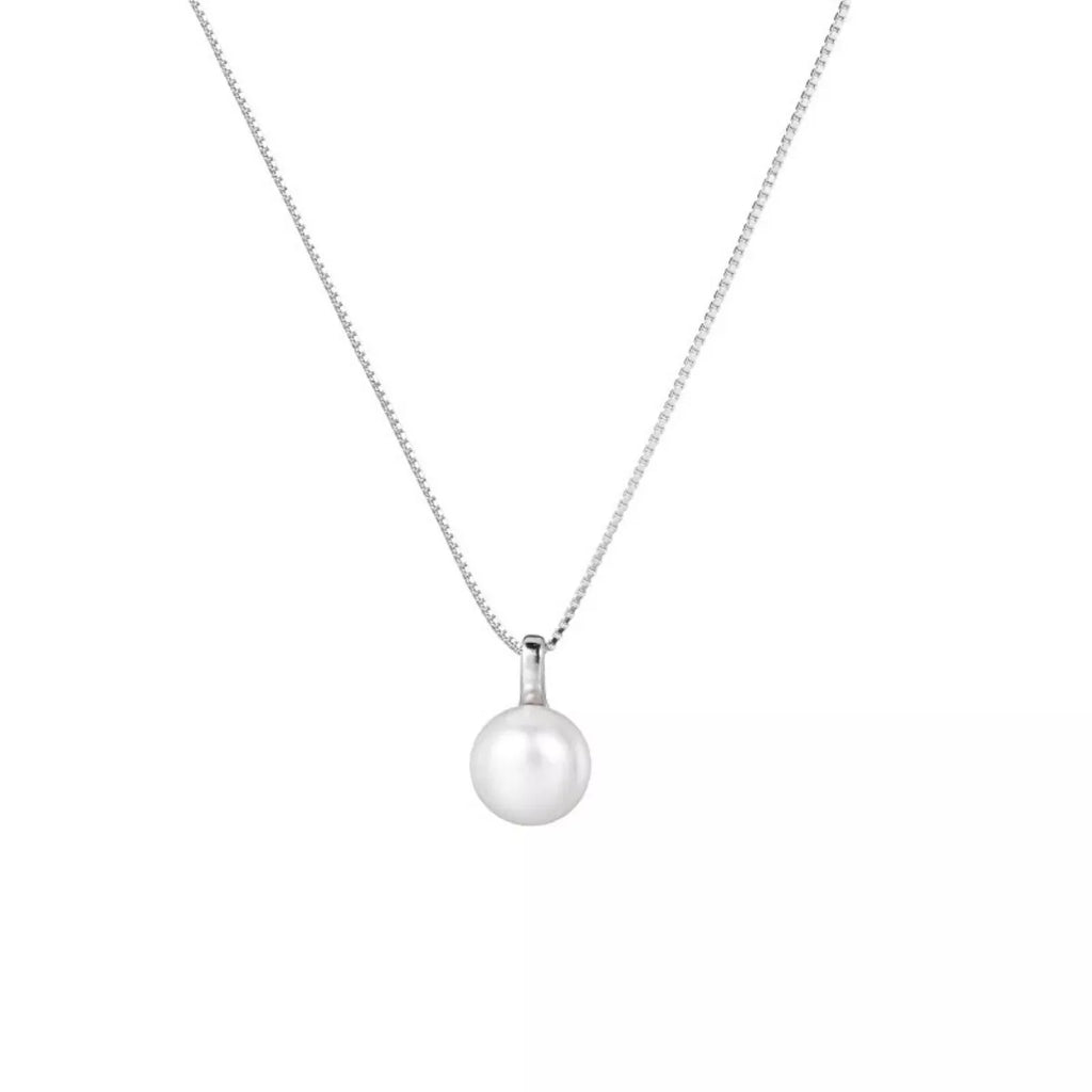 925 Sterling Silver Pearl Necklace