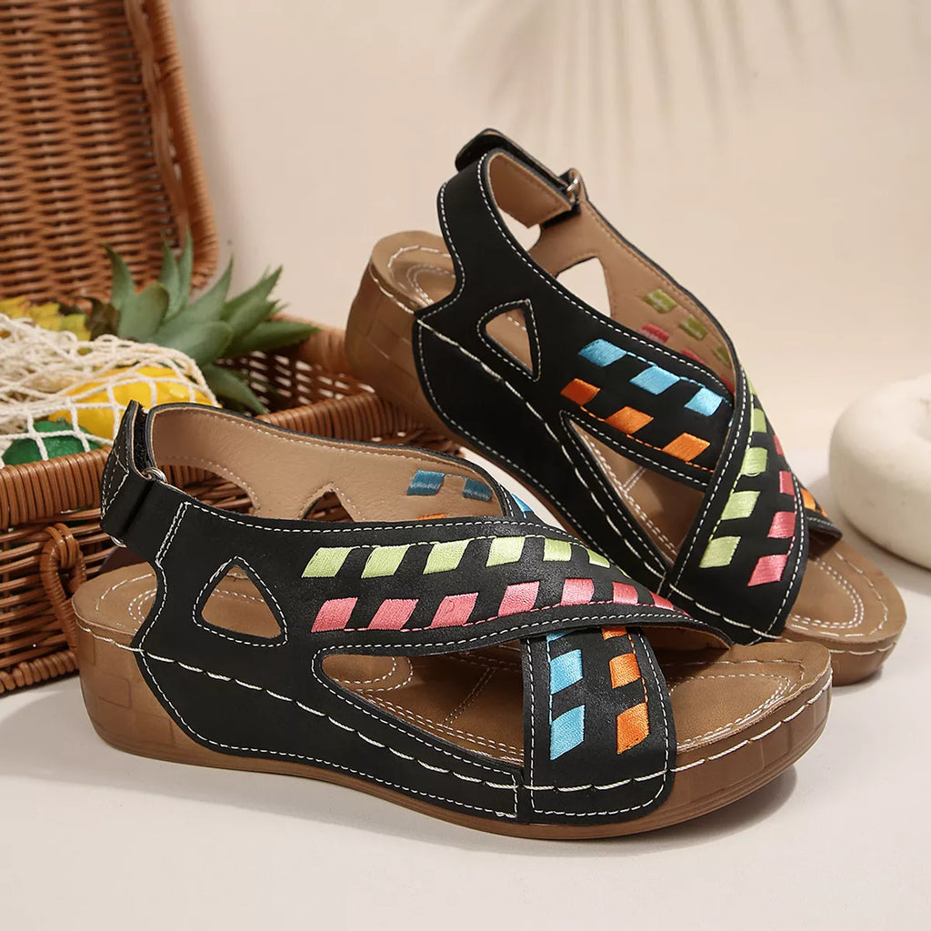Open Toe Wedge Sandals
