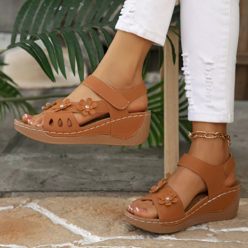 Open Toe Wedge Sandals