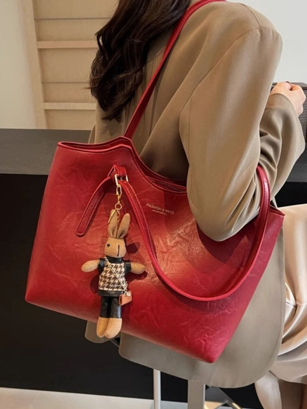 PU Leather Shoulder Bag
