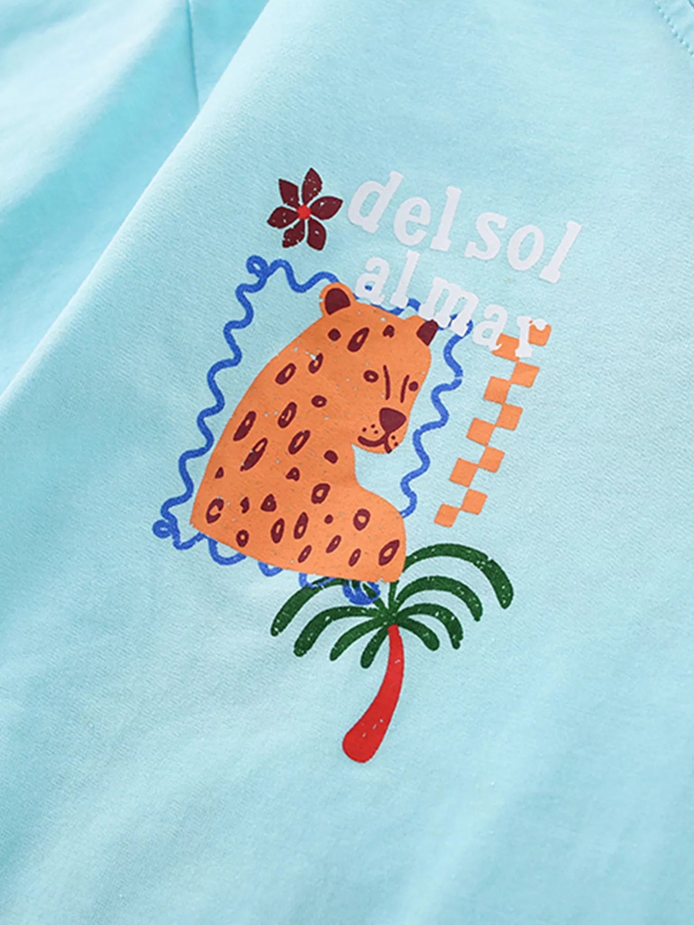 Children's Cartoon Graphic Short Sleeve T-Shirt