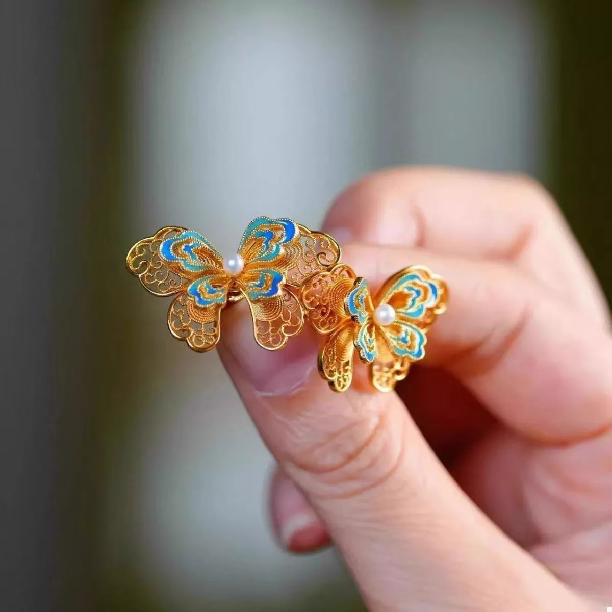 Butterfly Stud Earrings