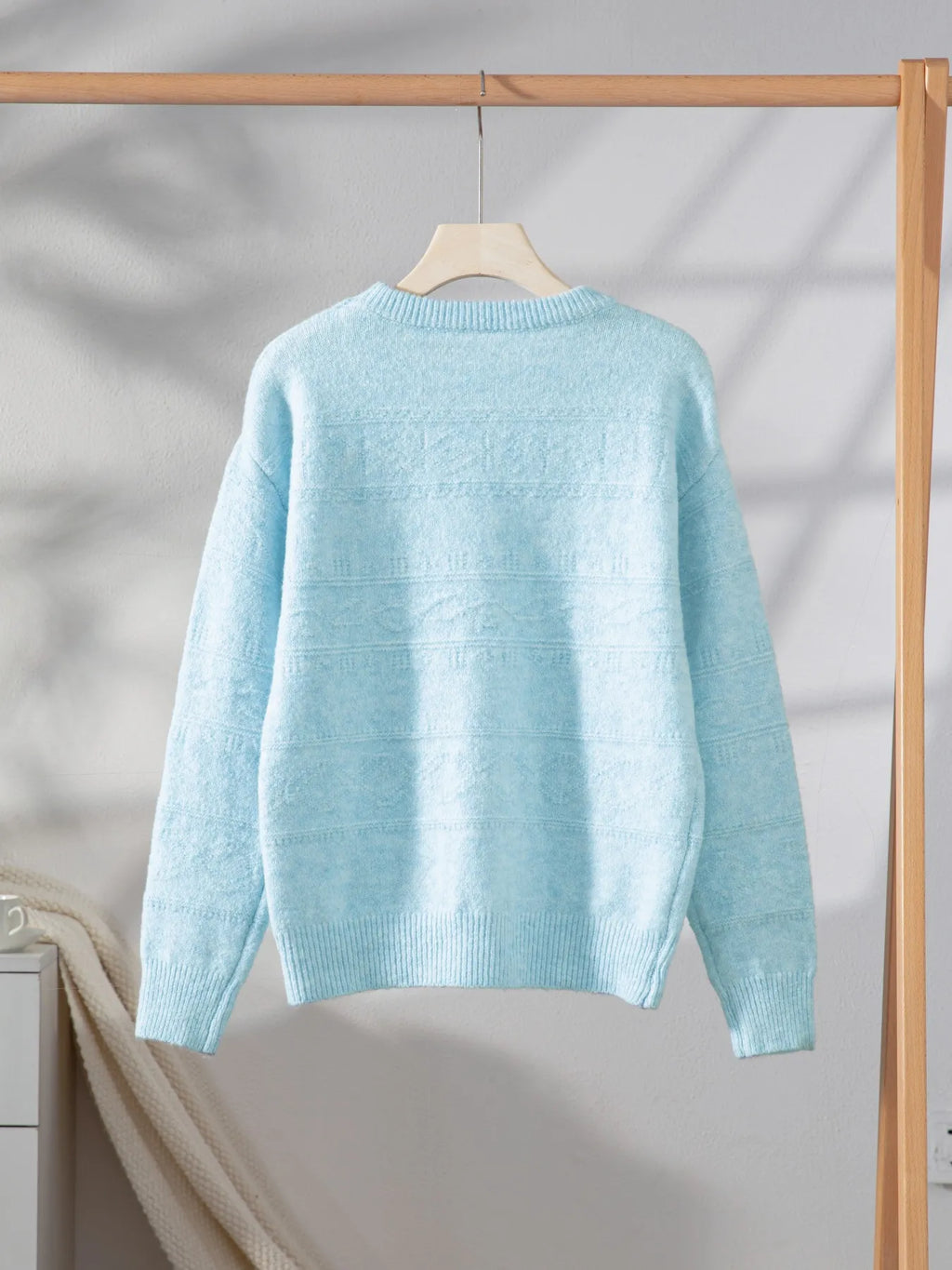 Round Neck Long Sleeve Sweater