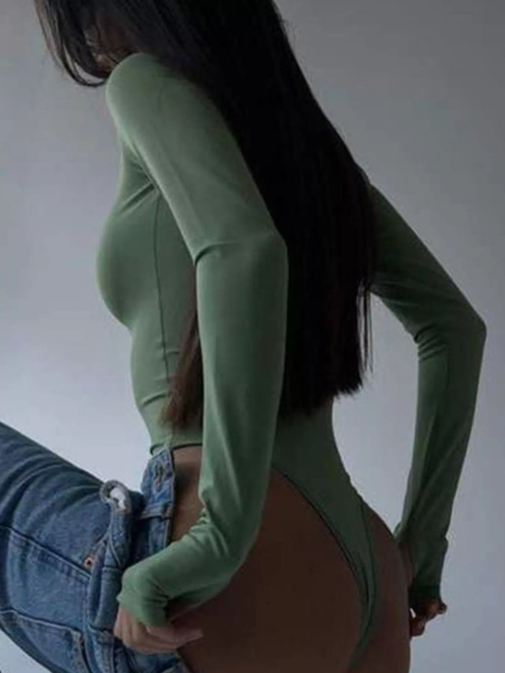 Long Sleeve Slim Fit Bodysuit