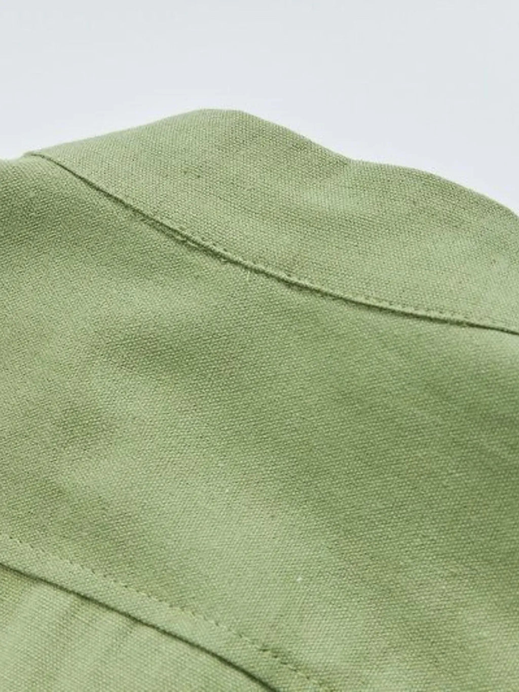 Men's Plus Size Button Detail Long Sleeve Blouse