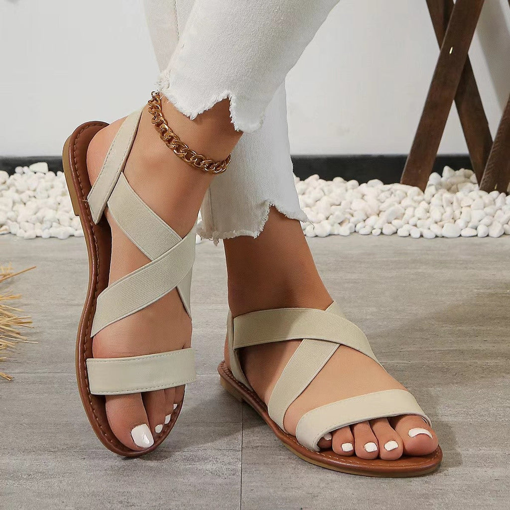 Open Toe Crisscross Sandals
