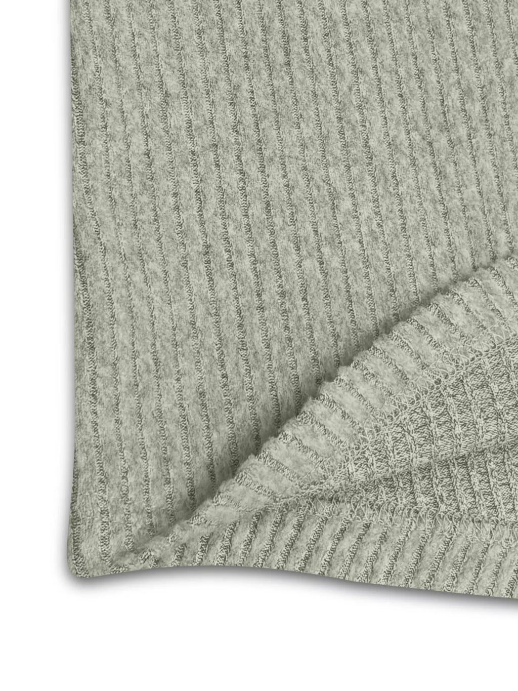Ribbed Knit Long Sleeve Top and Pants Set
