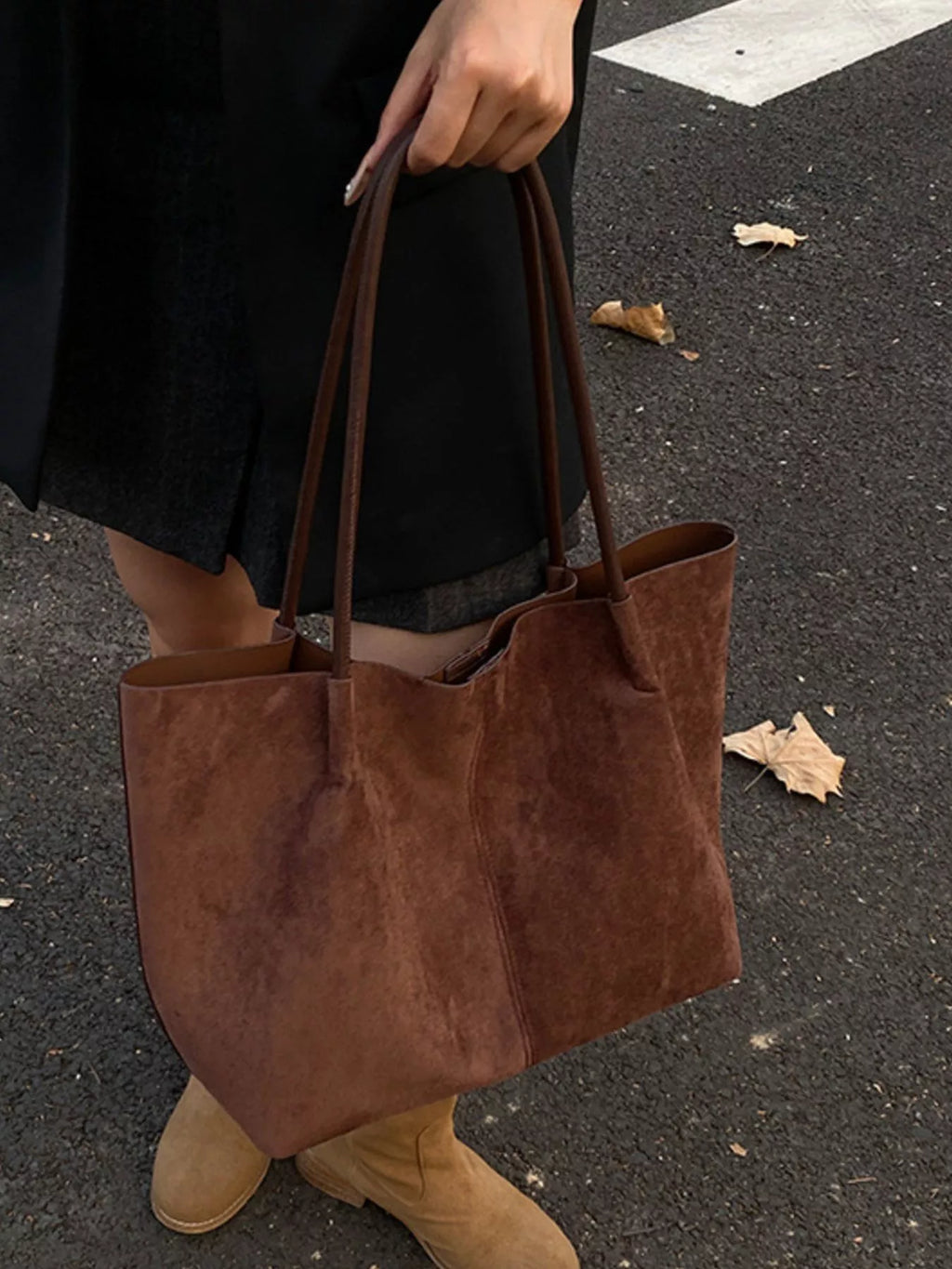 Solid Color Tote Bag