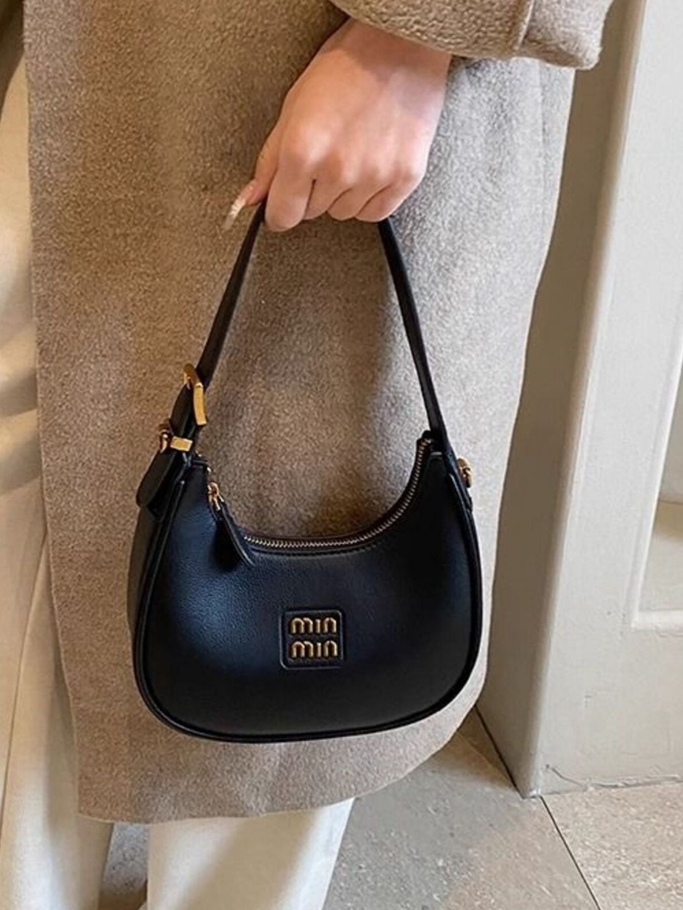Elegant PU Leather Shoulder Bag