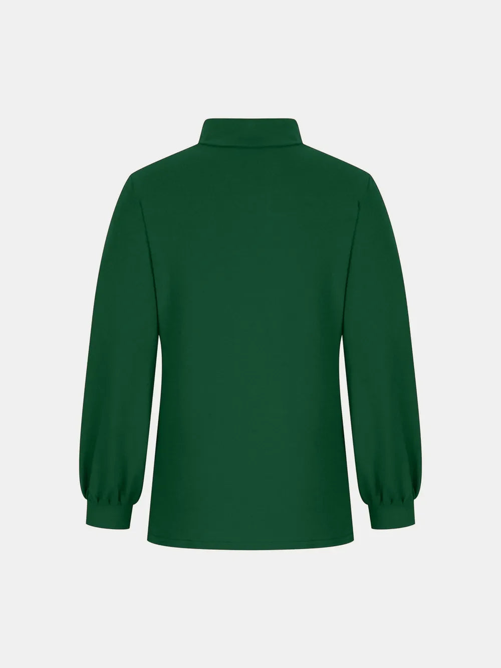 Full Size Mock Neck Long Sleeve T-Shirt