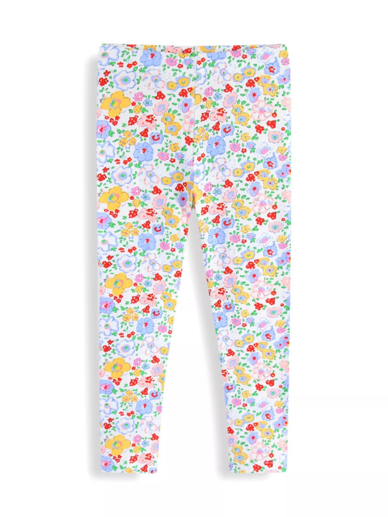 Children's Floral Print Stretch Leggings