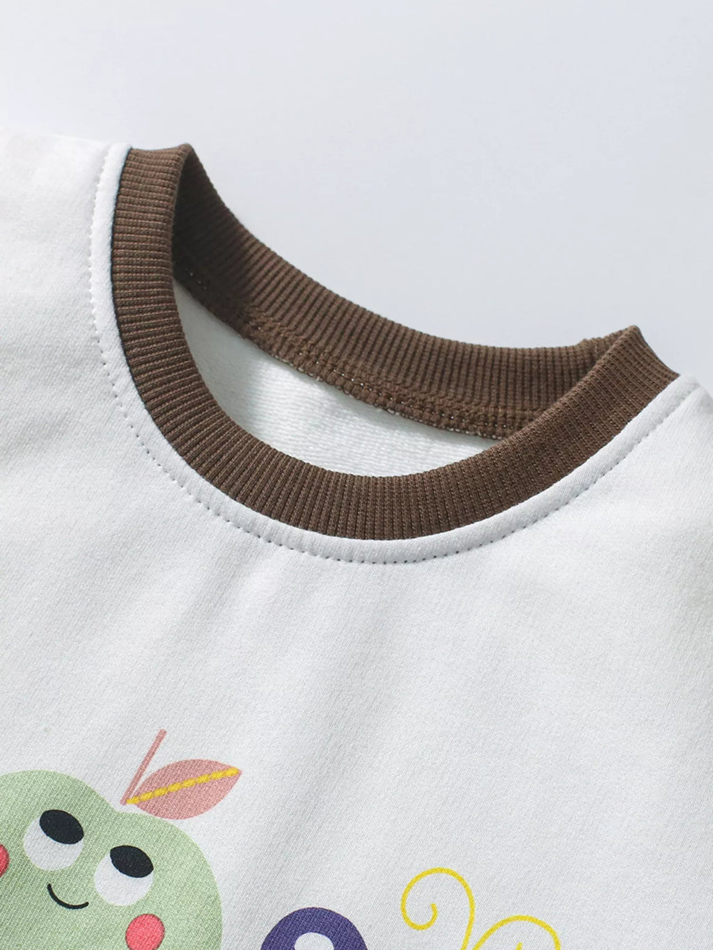 Children's Cartoon Graphic Color Block  T-Shirt