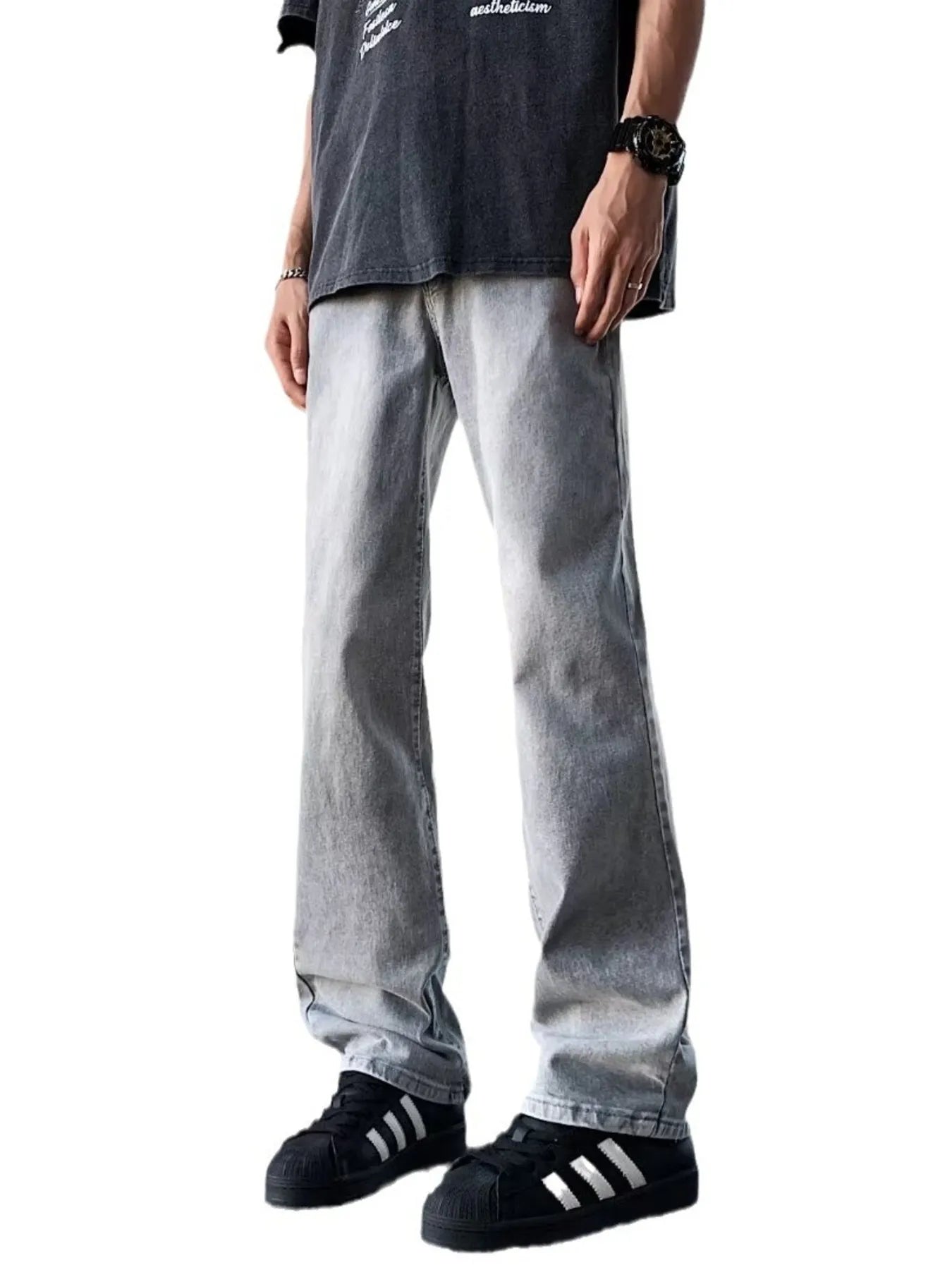 Men's Full Size Loose Fit Jeans Plus Size