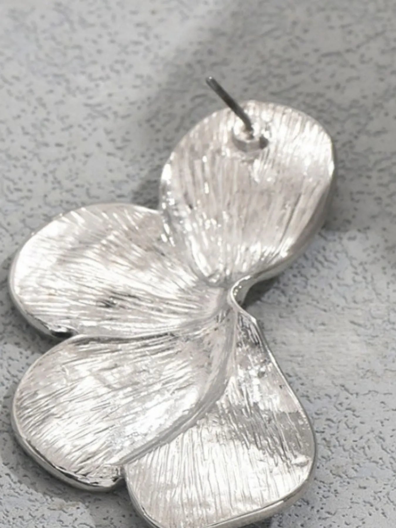 Stainless Steel Flower Earrings