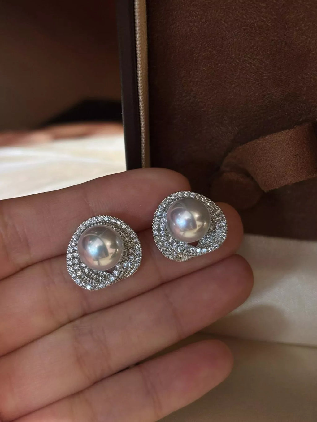 Pearl Stud Earrings