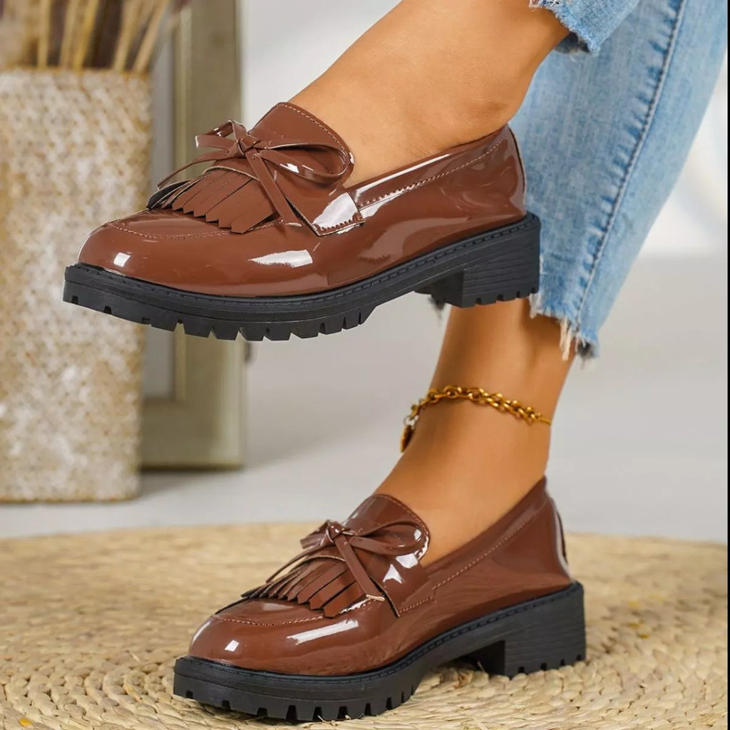 Round Toe Slip-Ons