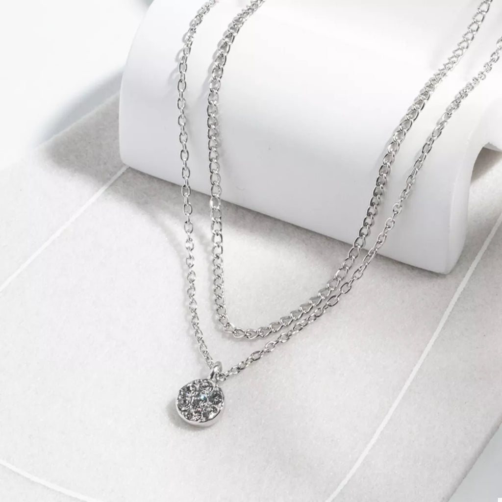 Double Layered Pendant Necklace