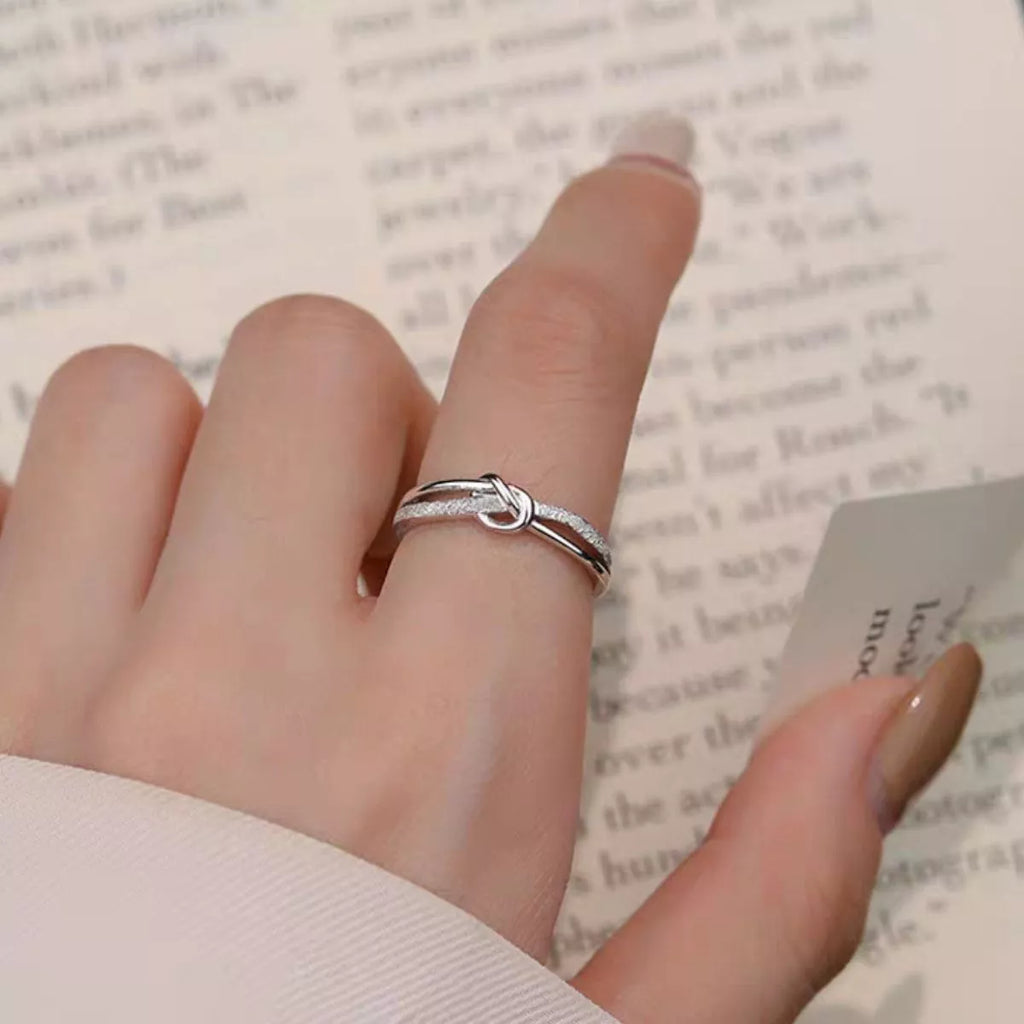 925 Sterling Silver Knot Ring