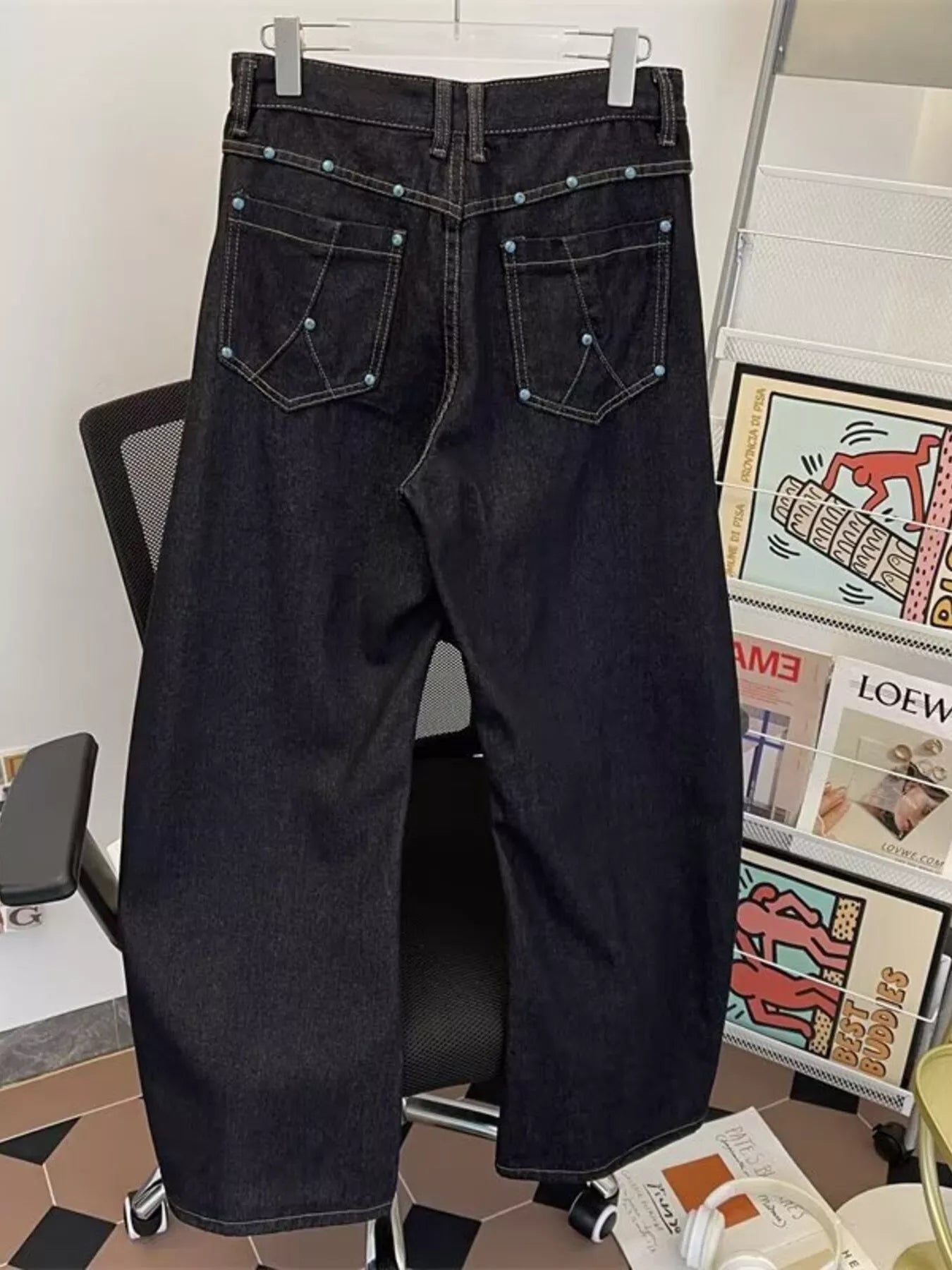 Men's Wide Leg Jeans