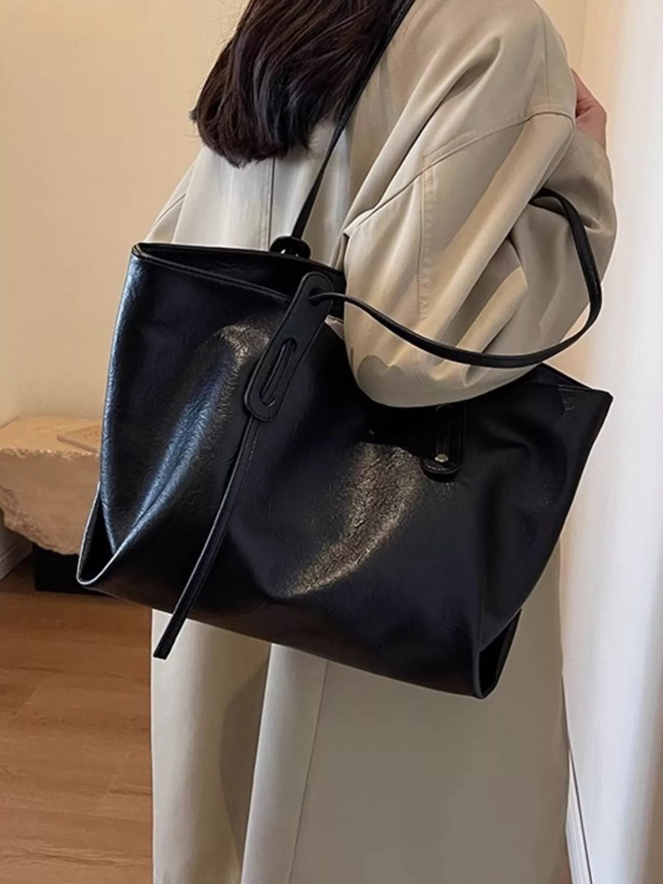 PU Leather Shoulder Bag