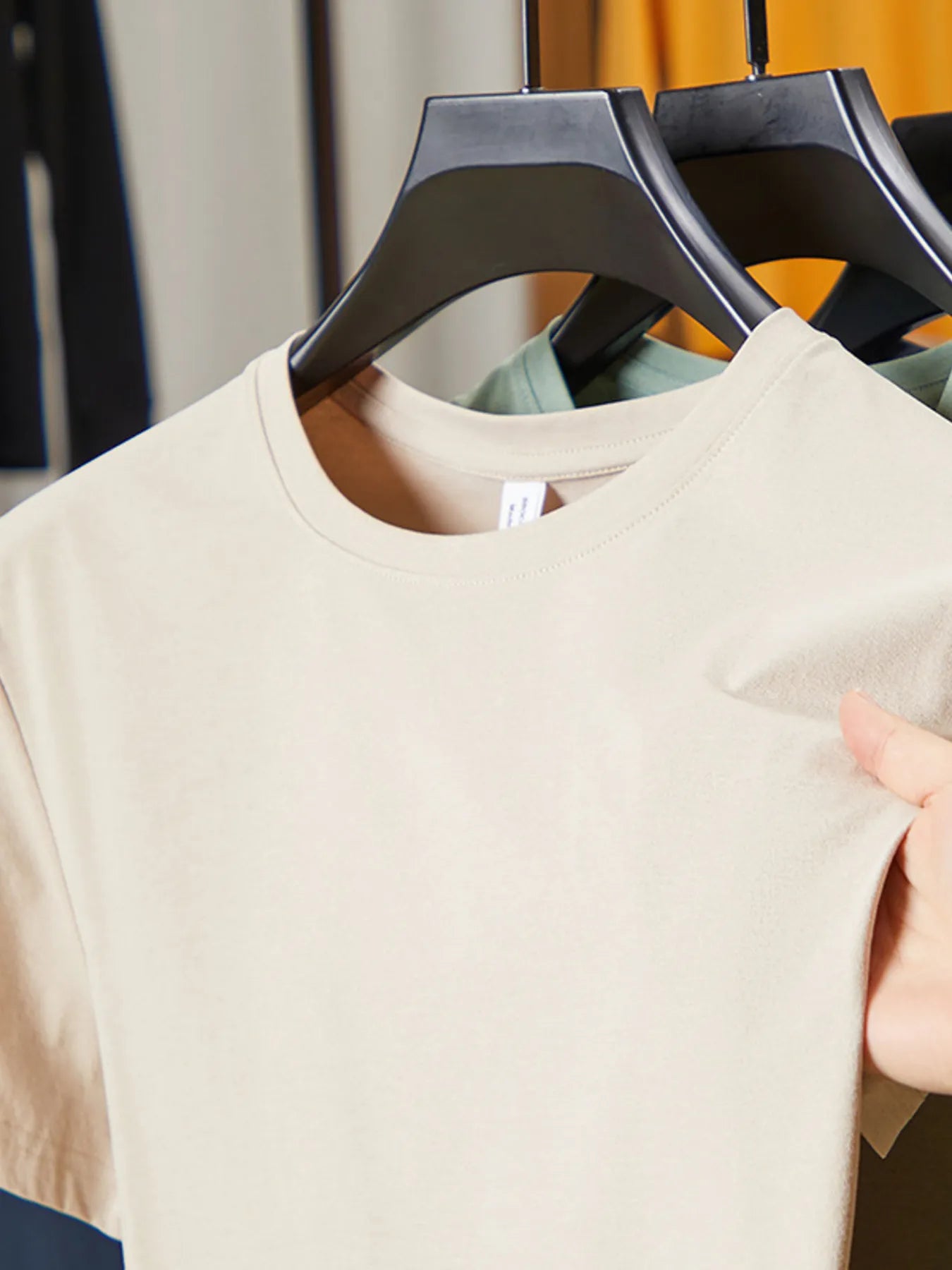 Men's Plus Size Round Neck Short Sleeve T-Shirt
