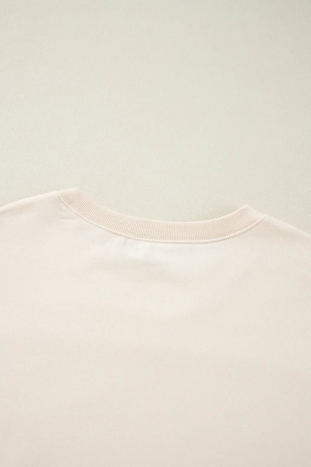 Slit Color Block Long Sleeve Sweatshirt
