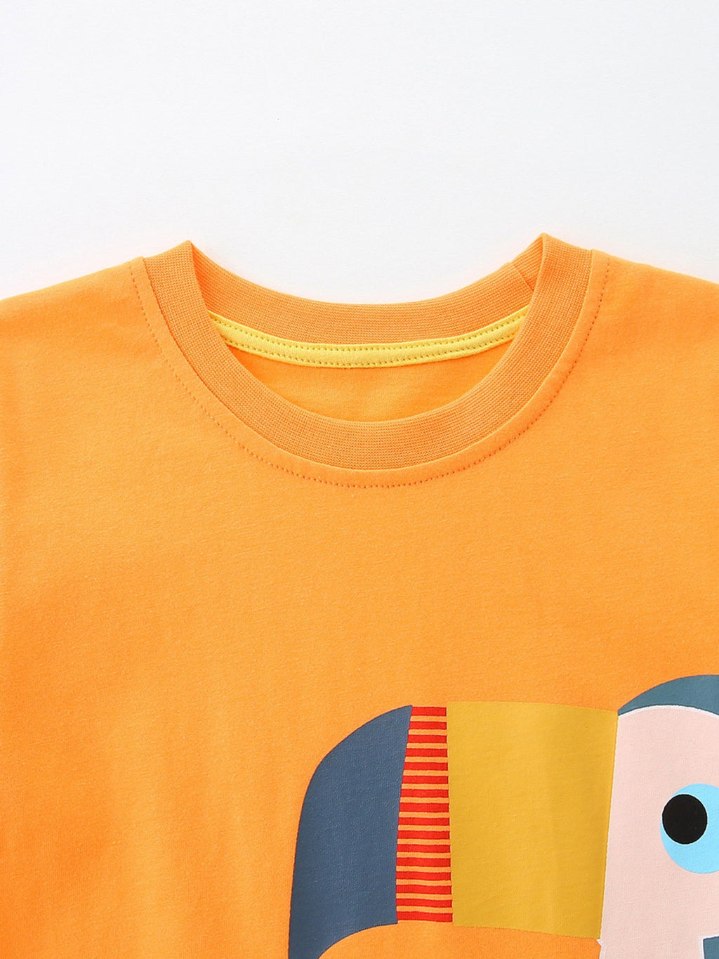Children's Toucan Graphic Round Neck Tee