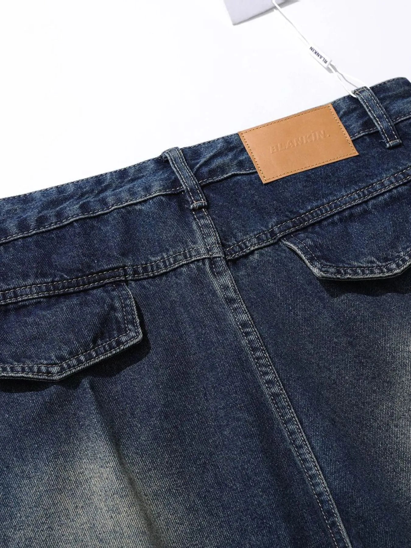 Men's Wide Leg Cargo Jeans