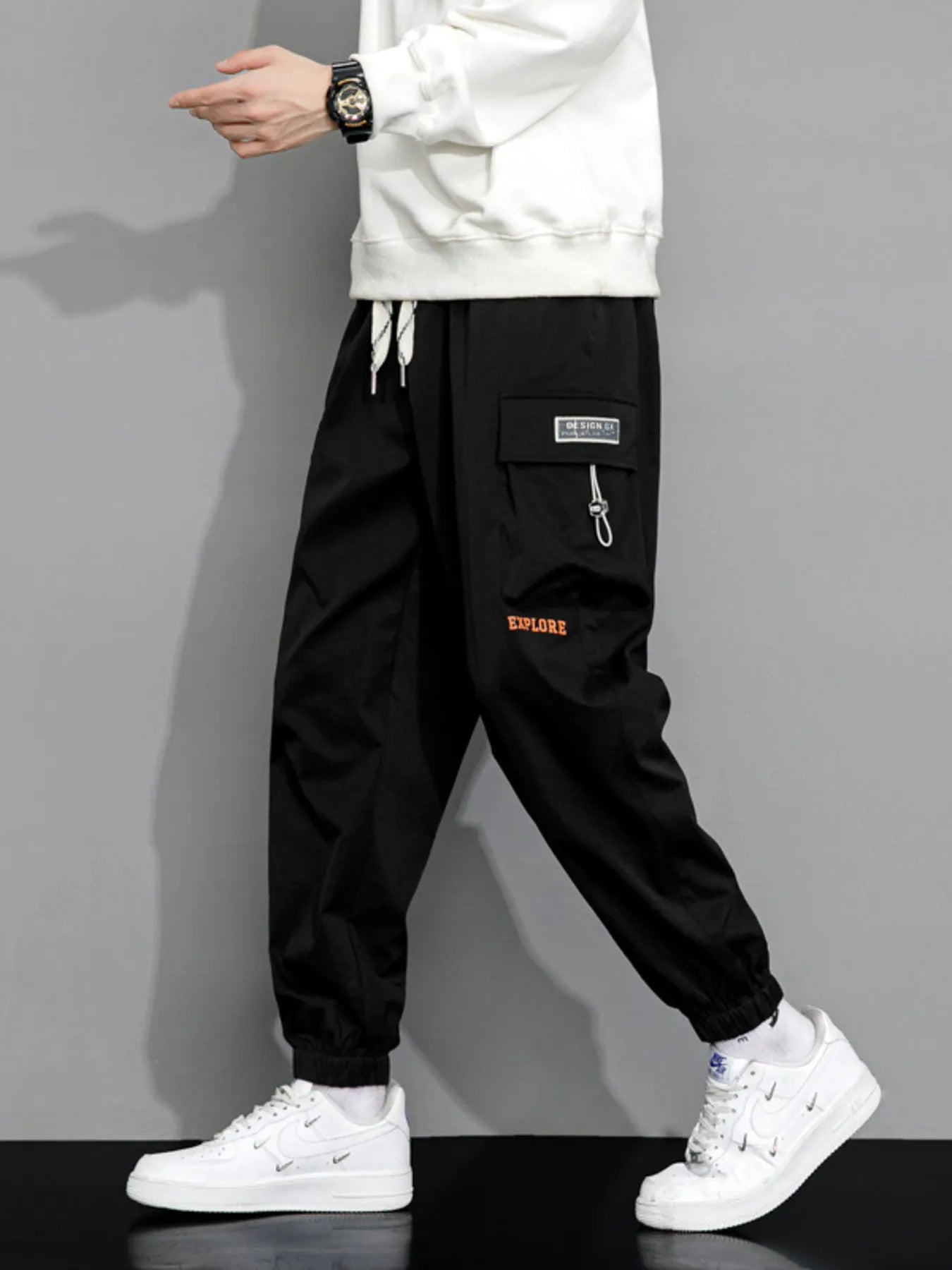 Men's Plus Size Loose Fit Joggers
