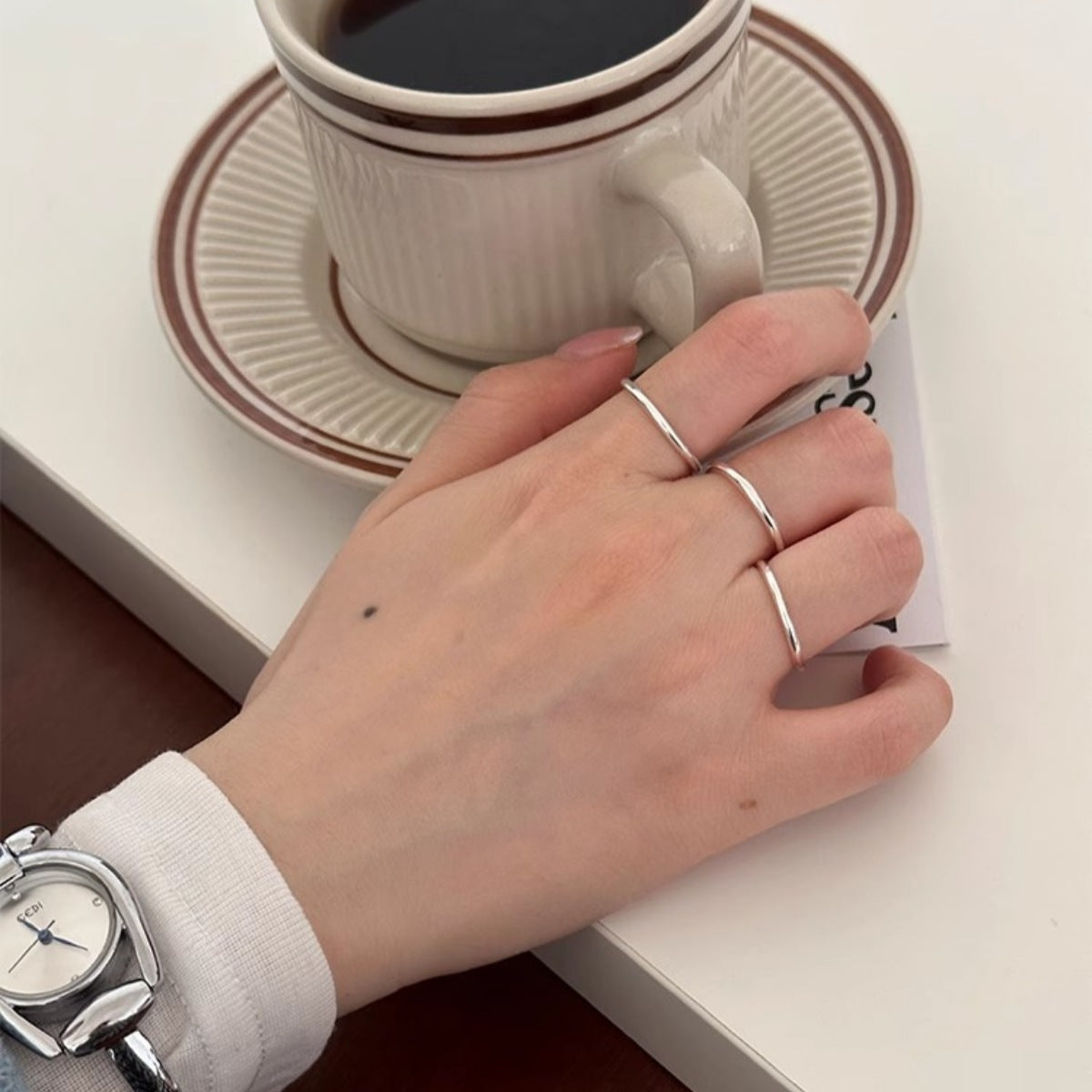 925 Sterling Silver Open Ring