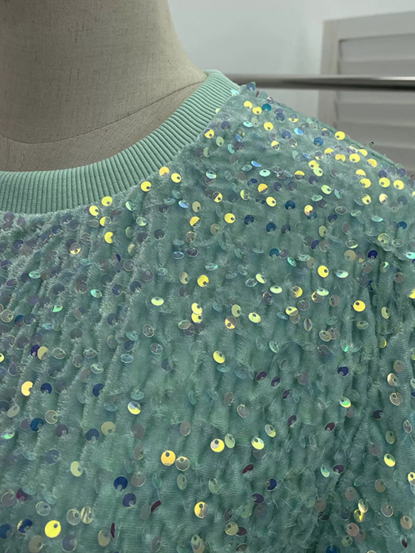 Sequin Short Sleeve T-Shirt